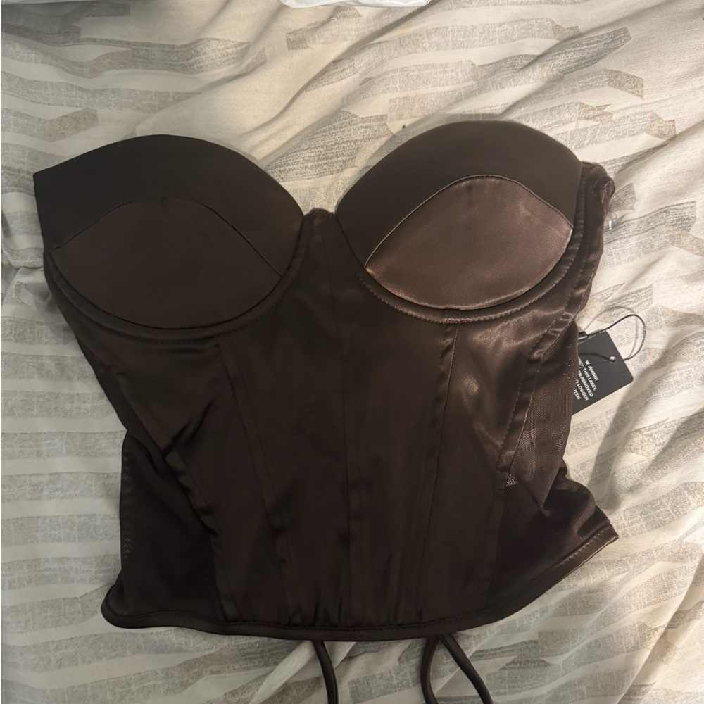 Brown corset